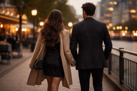 personnes-marche-promenade-urbaine-soiree