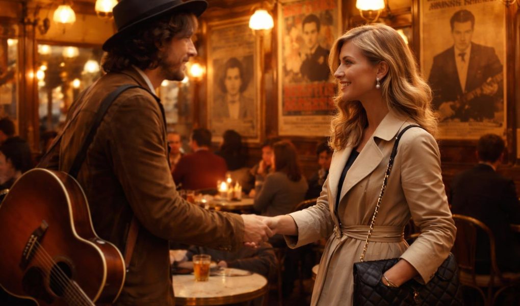 personnes-cafe-parisien-ambiance-retro