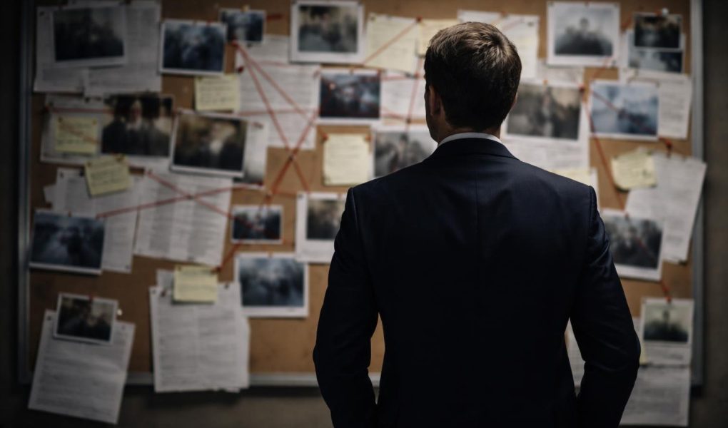 journaliste-costume-tableau-photos-notes