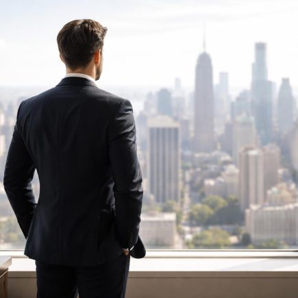 homme-costume-fenetre-panorama-urbain