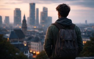 homme-tenue-decontractee-paysage-gratte-ciel