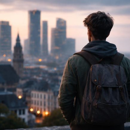 homme-tenue-decontractee-paysage-gratte-ciel