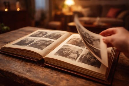 album-photo-famille-noir-blanc-salon