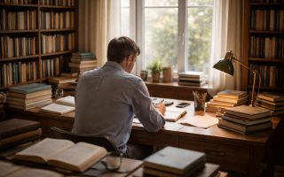 homme-bureau-livres-fenetre-etageres