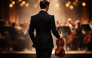 homme-costume-violon-scene-orchestre
