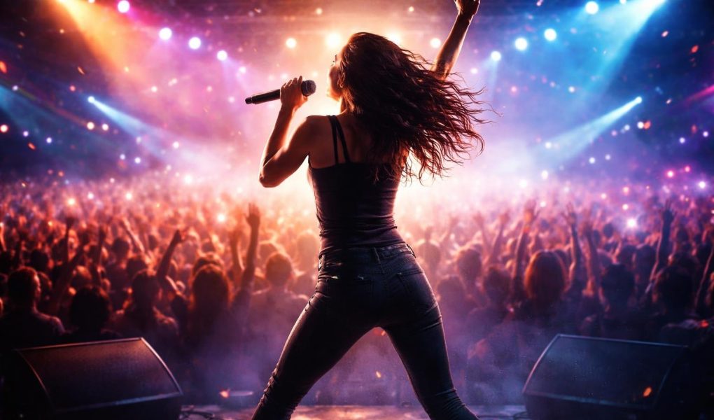 concert-lumieres-chanteuse-public-enthousiaste