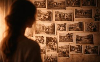 silhouette-feminine-mur-photos-noir-blanc