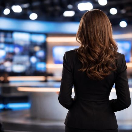 femme-dos-studio-television-elegante